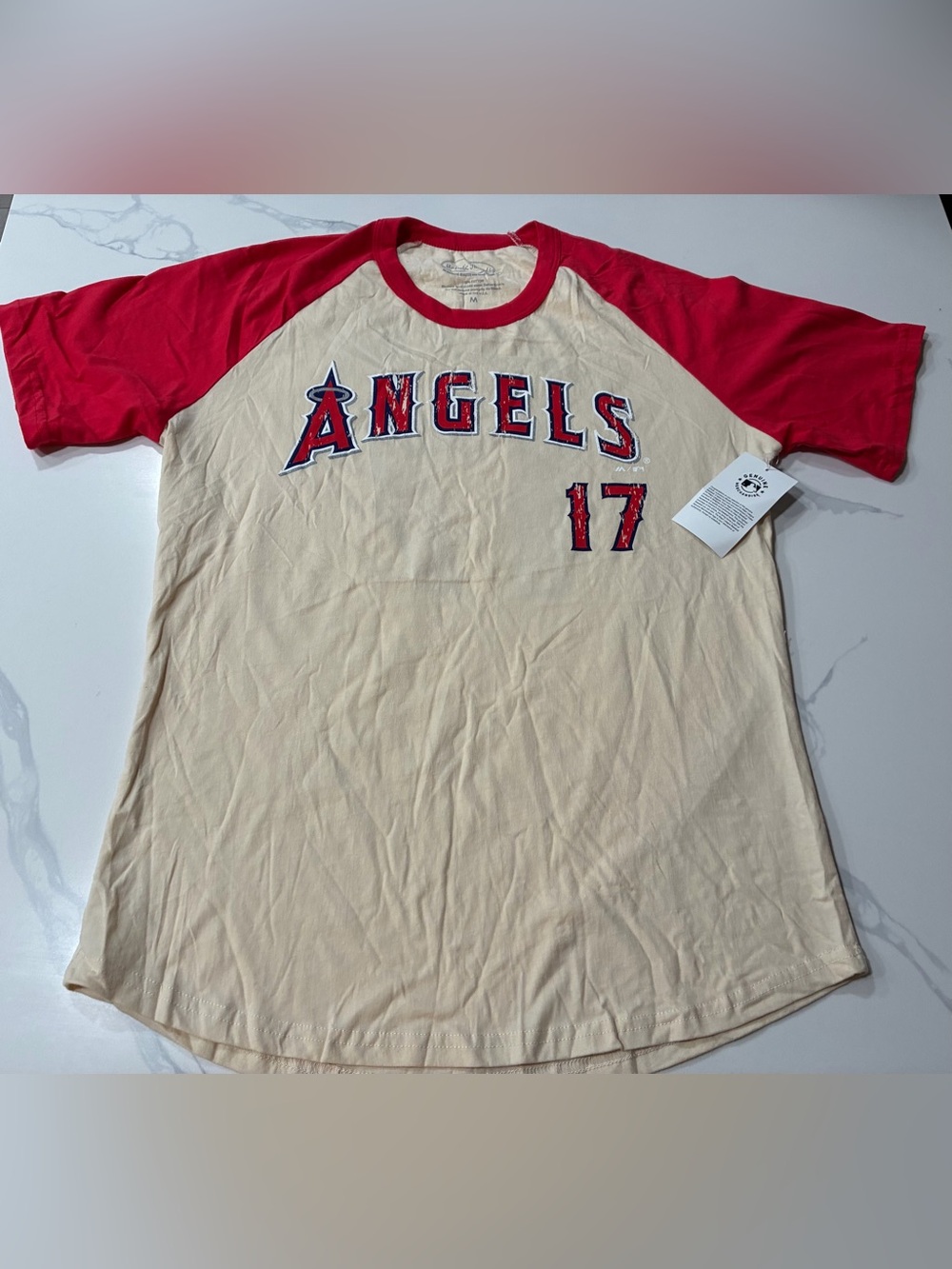 Los Angeles Angels Majestic Threads Men Shohei Ohtani Shirt Retails $50